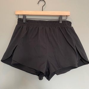 Girlfriend collective shorts with lining size Medium